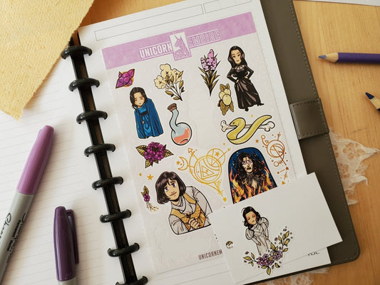 Witcher Stickers Yennefer