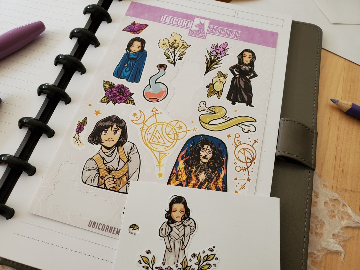 Witcher Stickers Yennefer