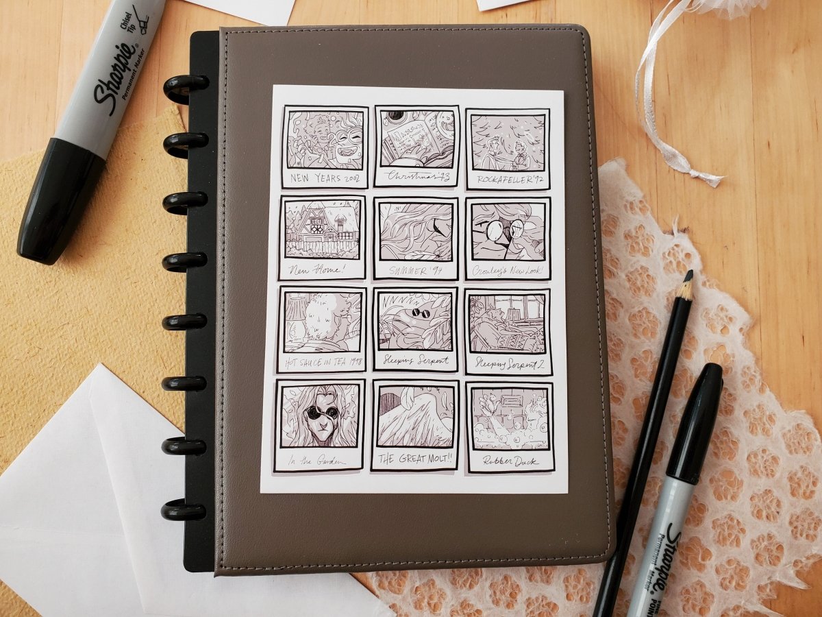 Good Omens Picture the Years Stickers