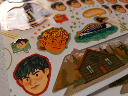 Heated Rivalry Sticker Set