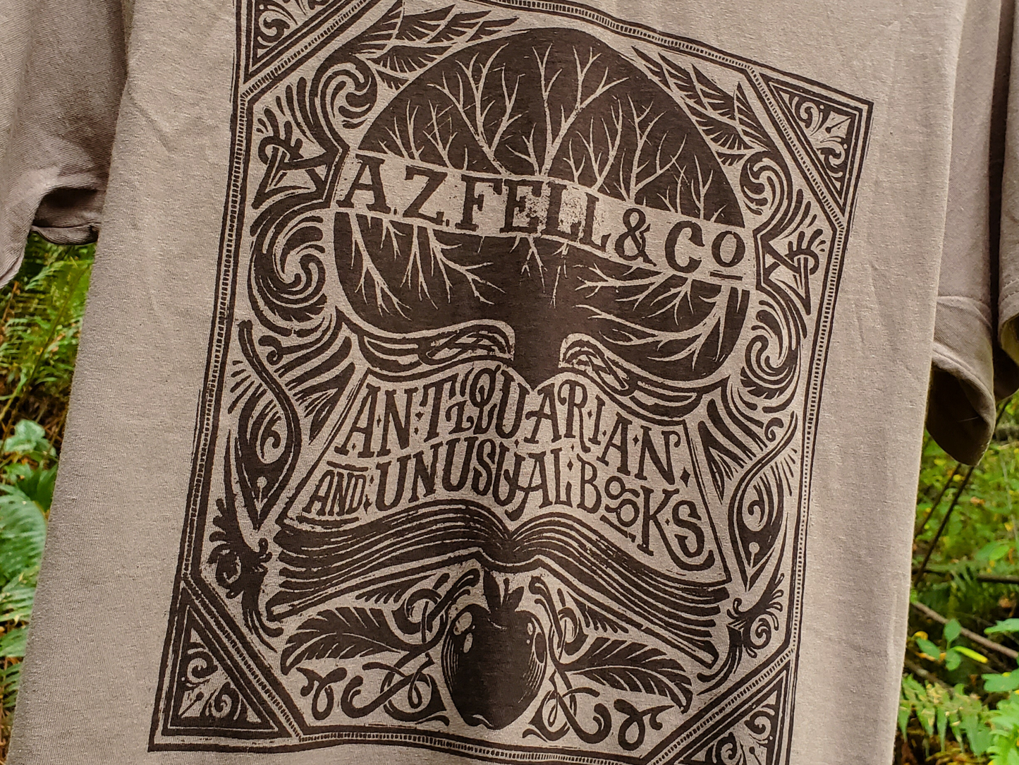 A.Z. FELL & CO Antiquities and Unusual Books Shirt - Brown
