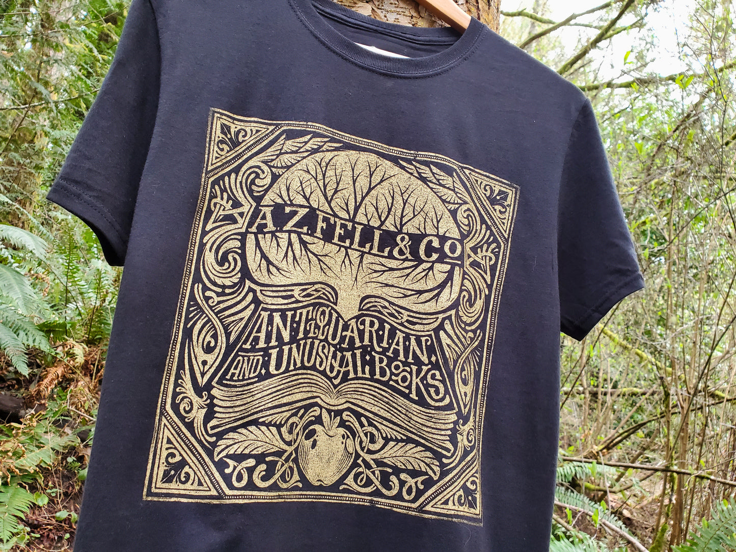 A.Z. FELL & CO Antiquities and Unusual Books Shirt - Black