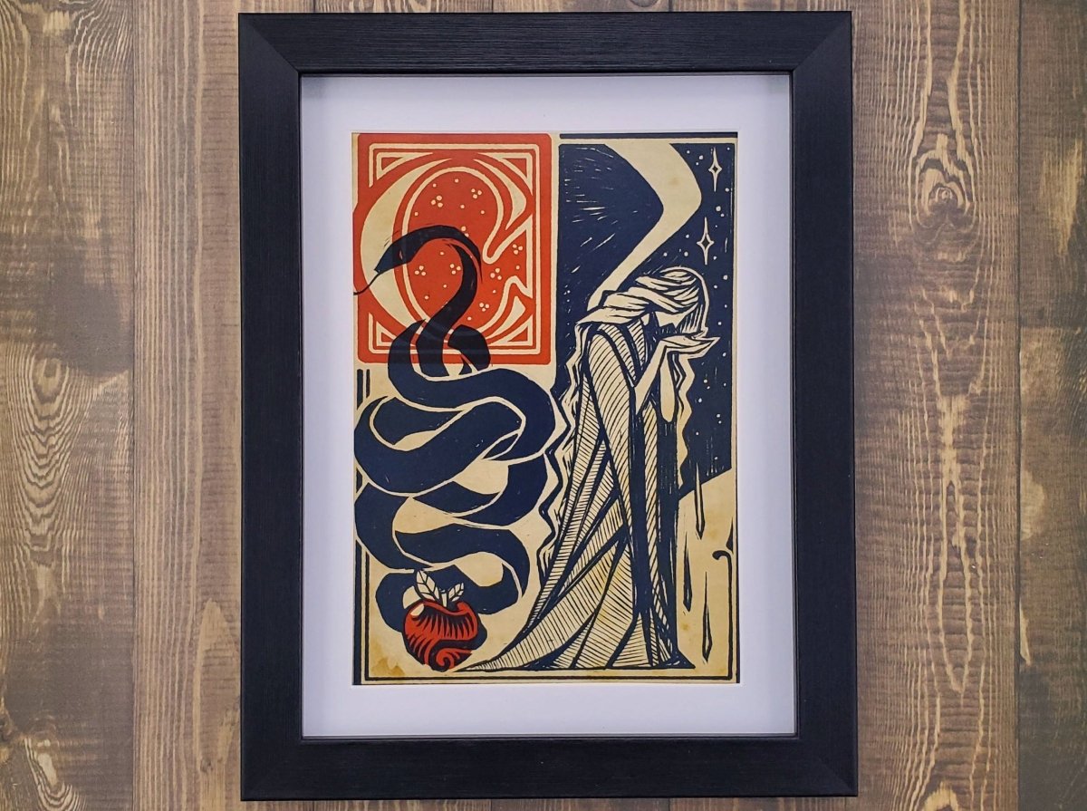 Good Omens Crowligraphy & Scriptiphale Art Prints