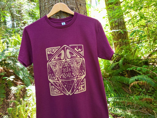 Let's Roll Dungeons and Dragons Graphic Tee