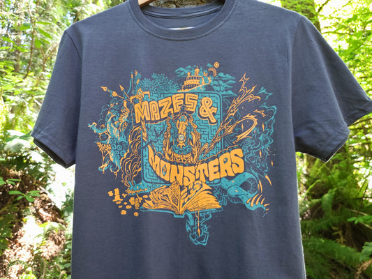 Mazes and Monsters Dungeons and Dragons Graphic Tee
