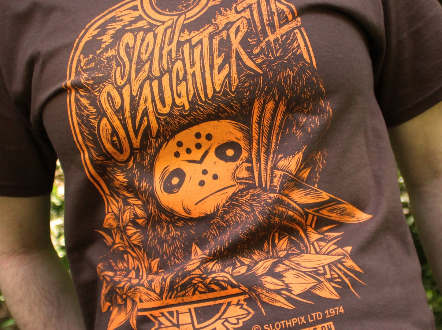 Sloth Slaughter Horror Movie Shirt