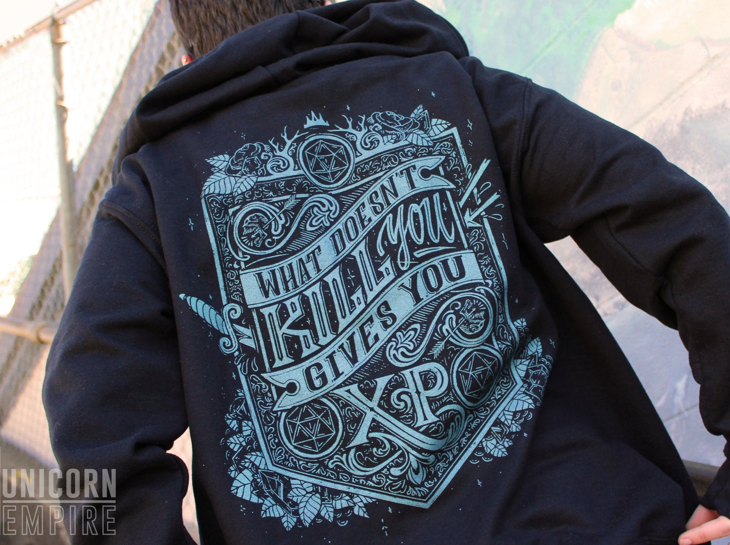 What doesn't kill you gives you XP Hooded Sweatshirt