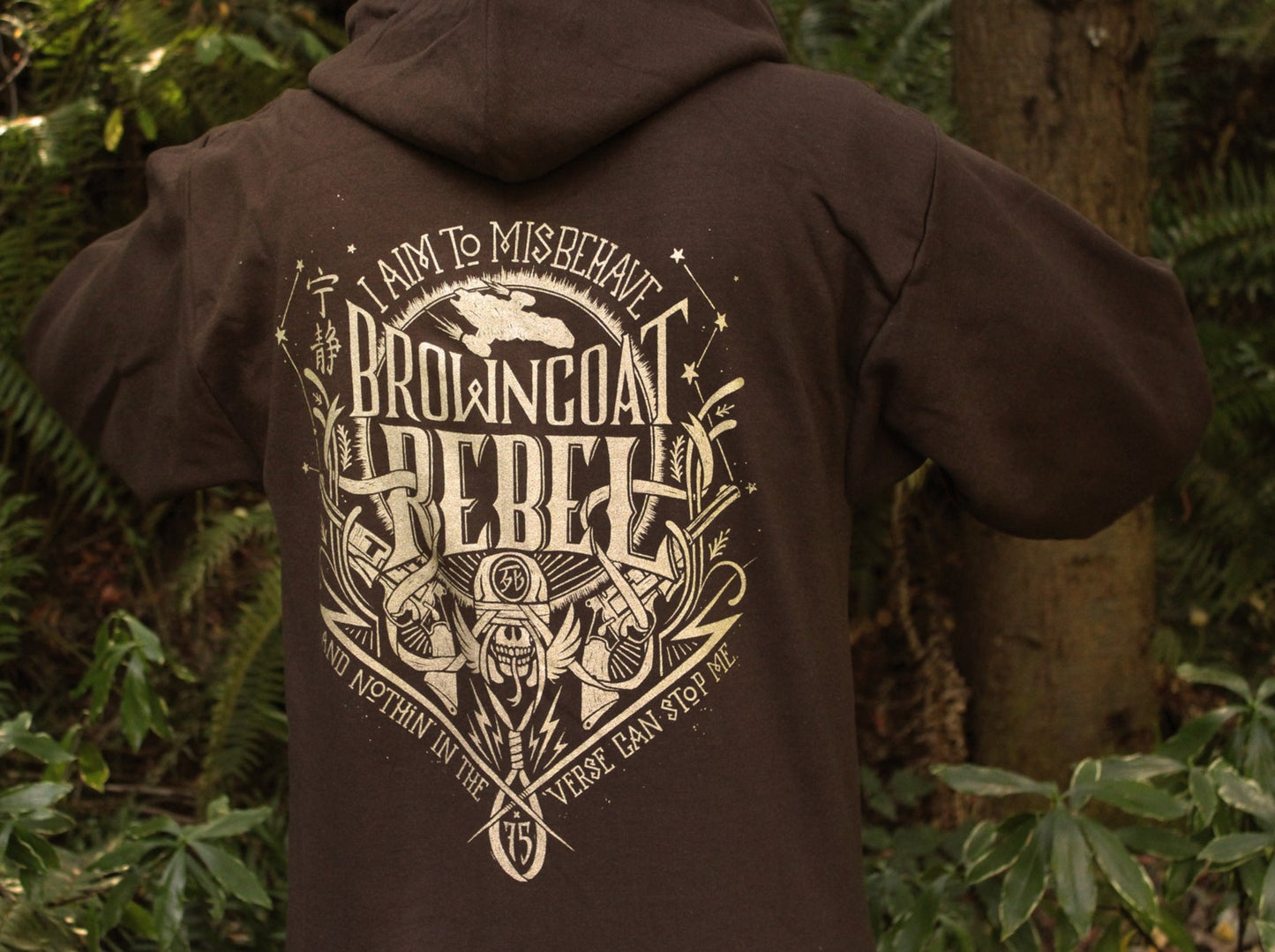 I aim to misbehave Firefly Hooded Sweatshirt