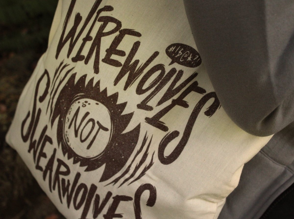Werewolves Not Swearwolves Tote Bag