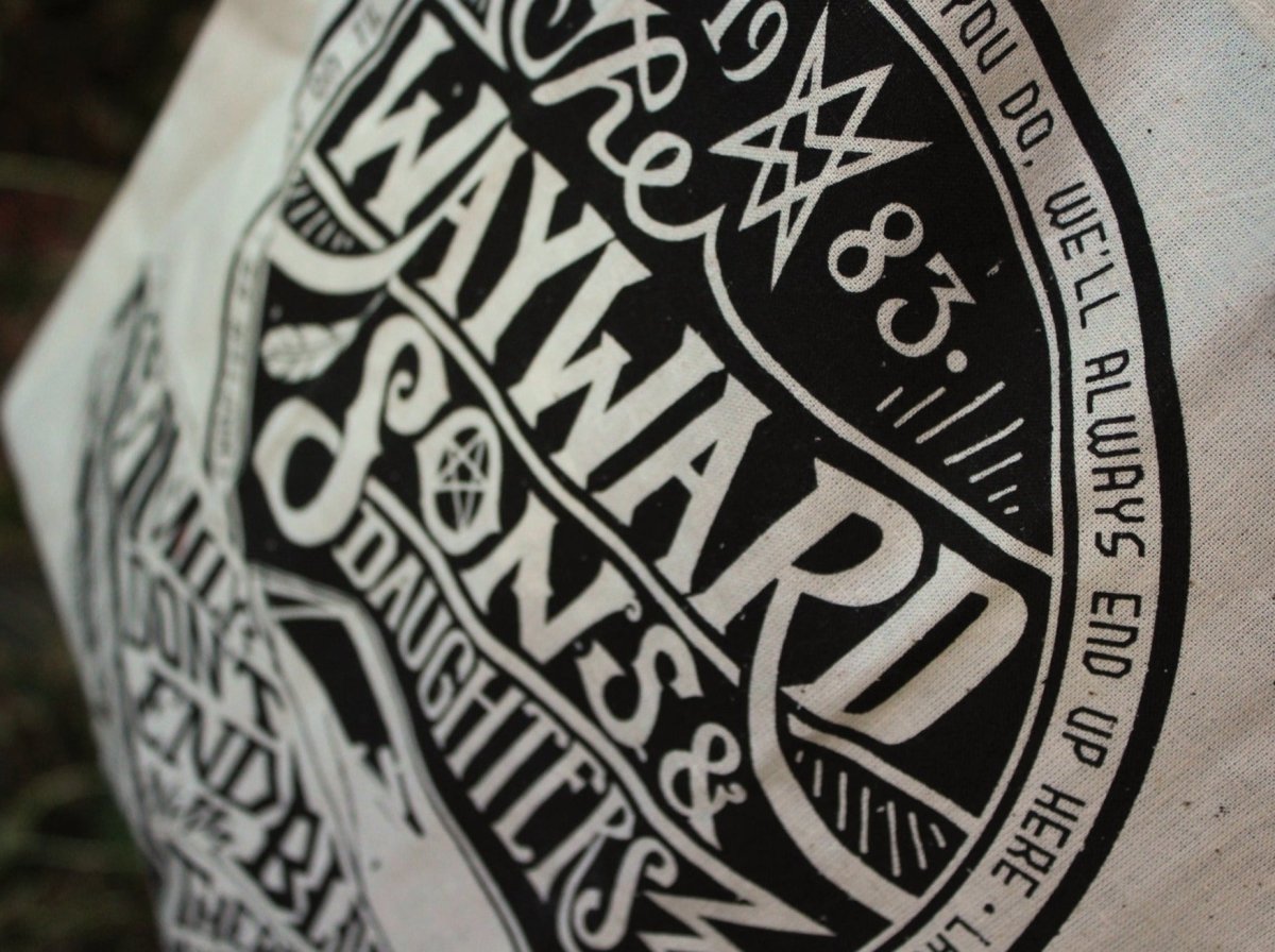 Wayward Sons Supernatural Tote Bag - White