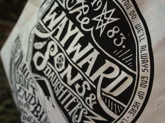 Wayward Sons Supernatural Tote Bag - White