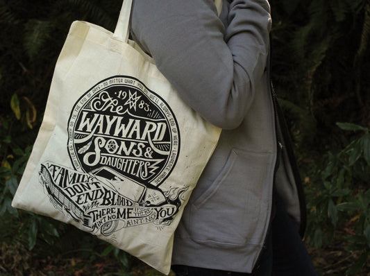 Copy of Wayward Sons Supernatural Tote Bag - White