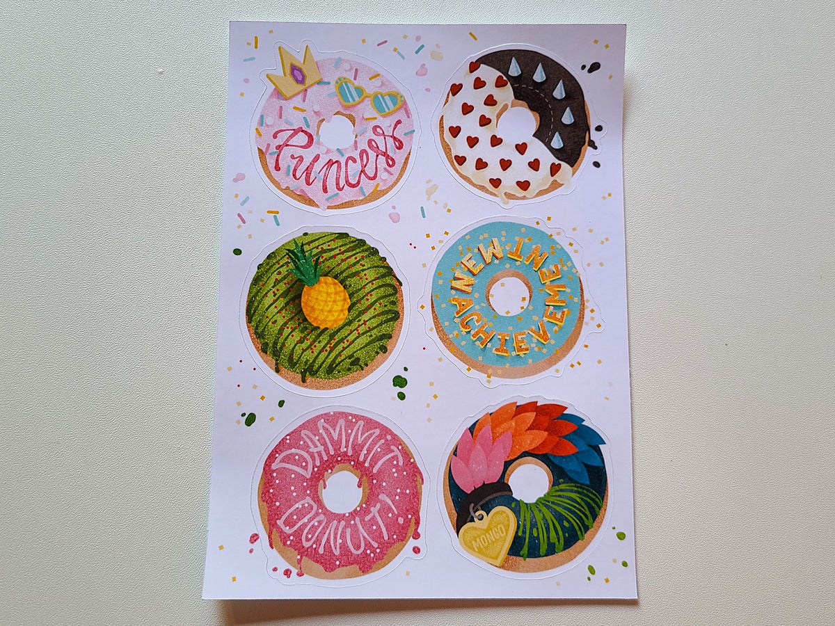 Dungeon Crawler Carl Sticker Set | Princess Donut Stickers