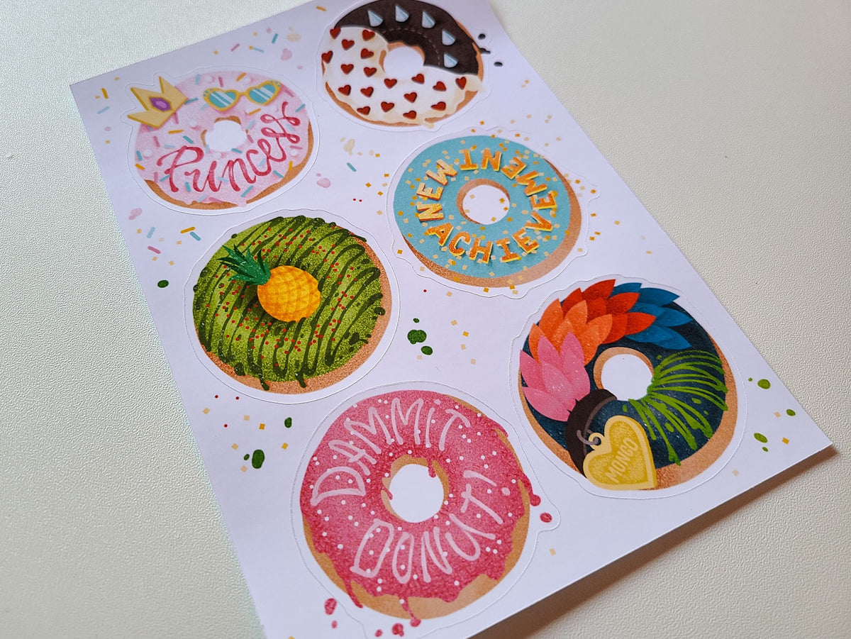 Dungeon Crawler Carl Sticker Set | Princess Donut Stickers