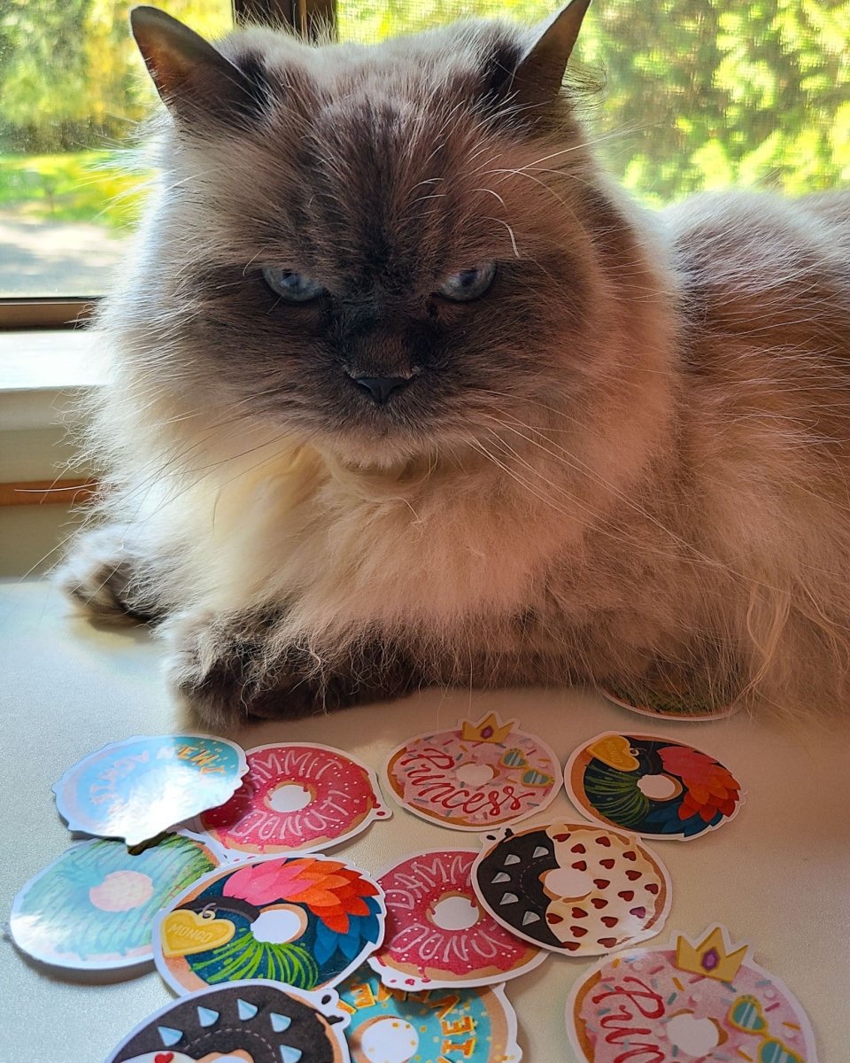 Dungeon Crawler Carl Sticker Set | Princess Donut Stickers