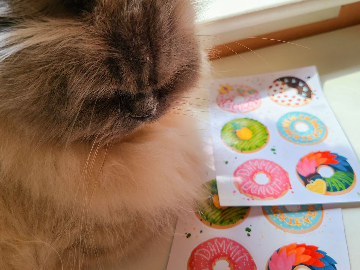 Dungeon Crawler Carl Sticker Set | Princess Donut Stickers