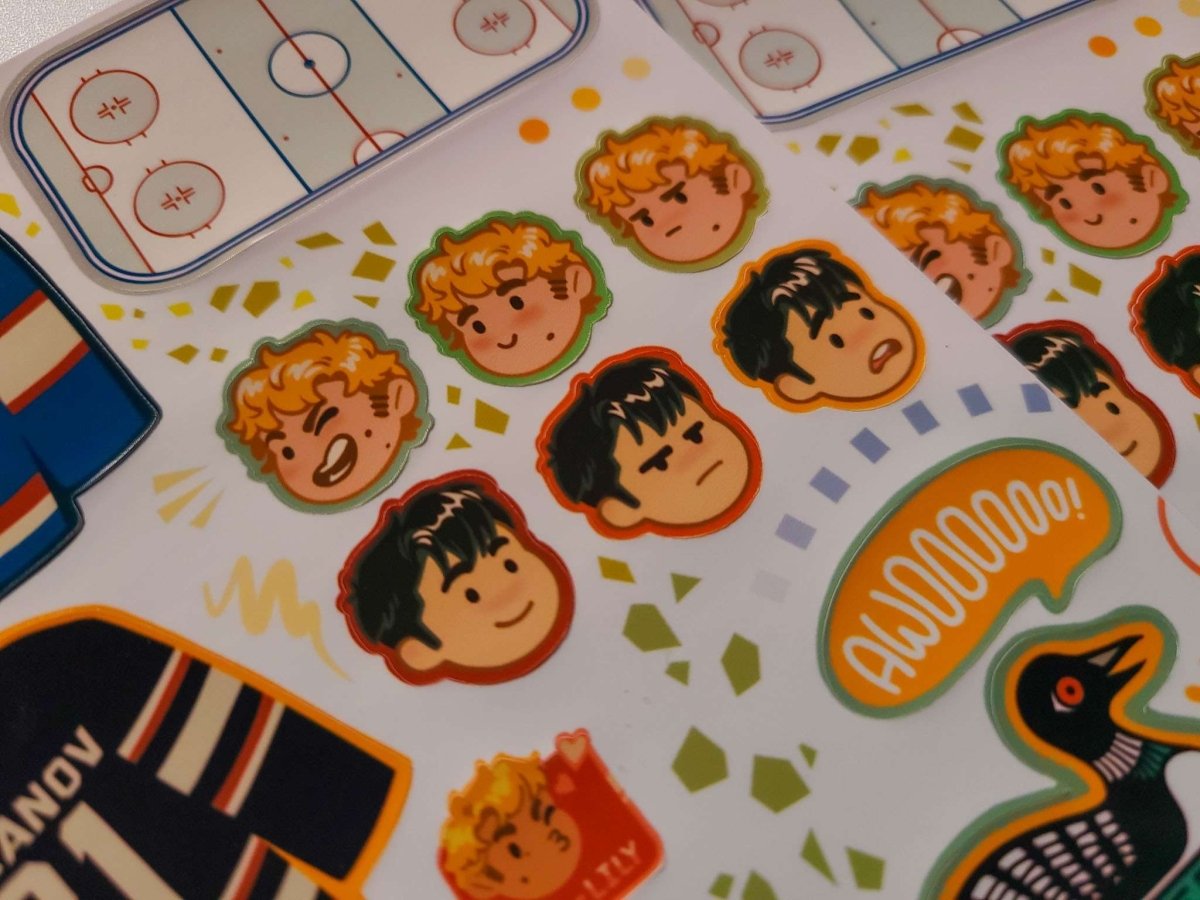 Heated Rivalry Sticker Set