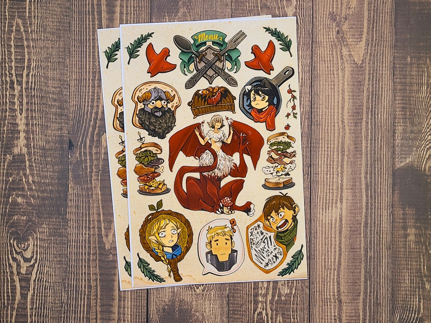 Dungeon Meshi Stickers