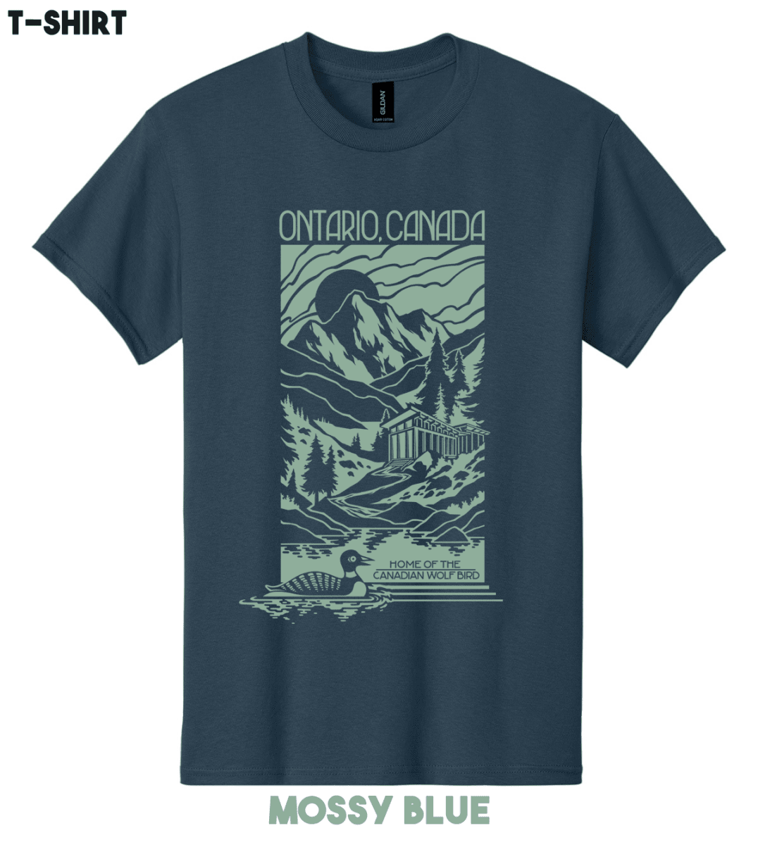 Heated Rivalry Shirt - Vacation Cottage - Mossy Blue