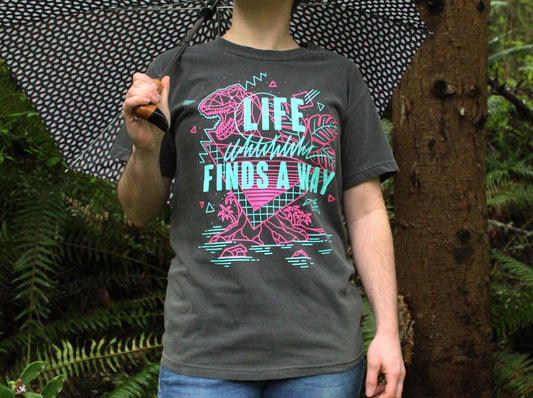 Life Finds A Way Jurassic Dinosaur T-Shirt