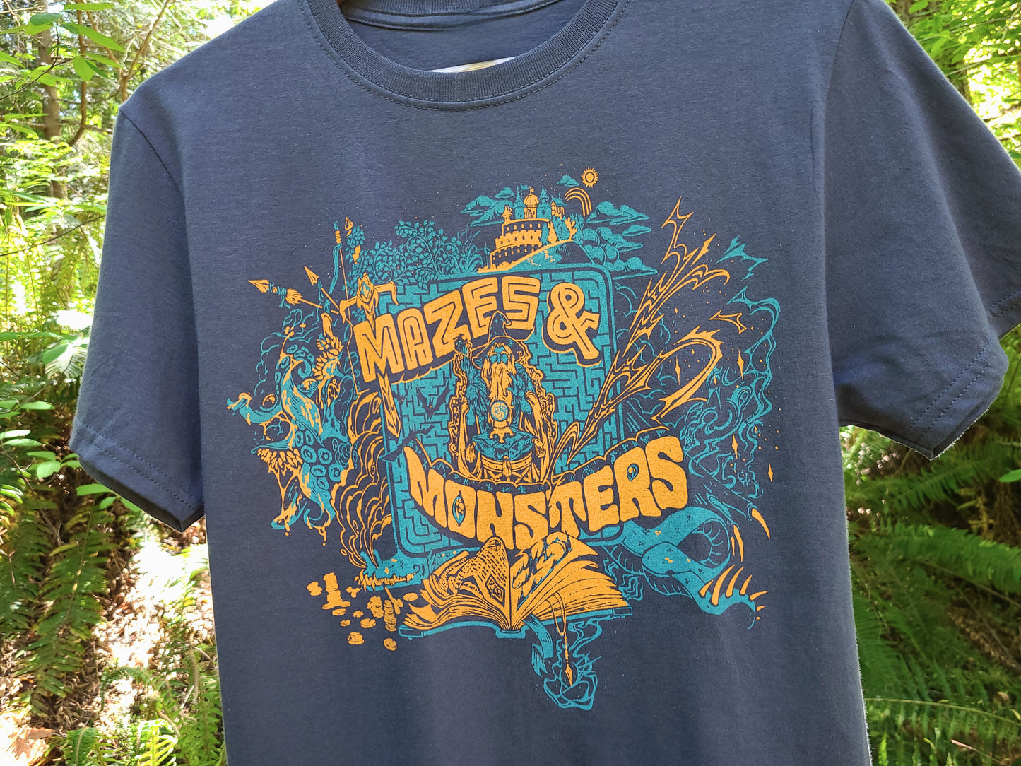 Mazes and Monsters Dungeons and Dragons Graphic Tee