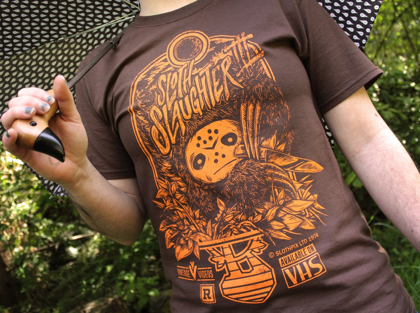 Sloth Slaughter Horror Movie Shirt