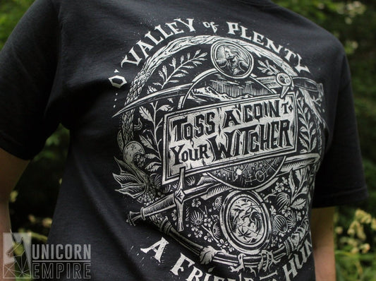 Toss a Coing to Your Witcher Graphic Tee