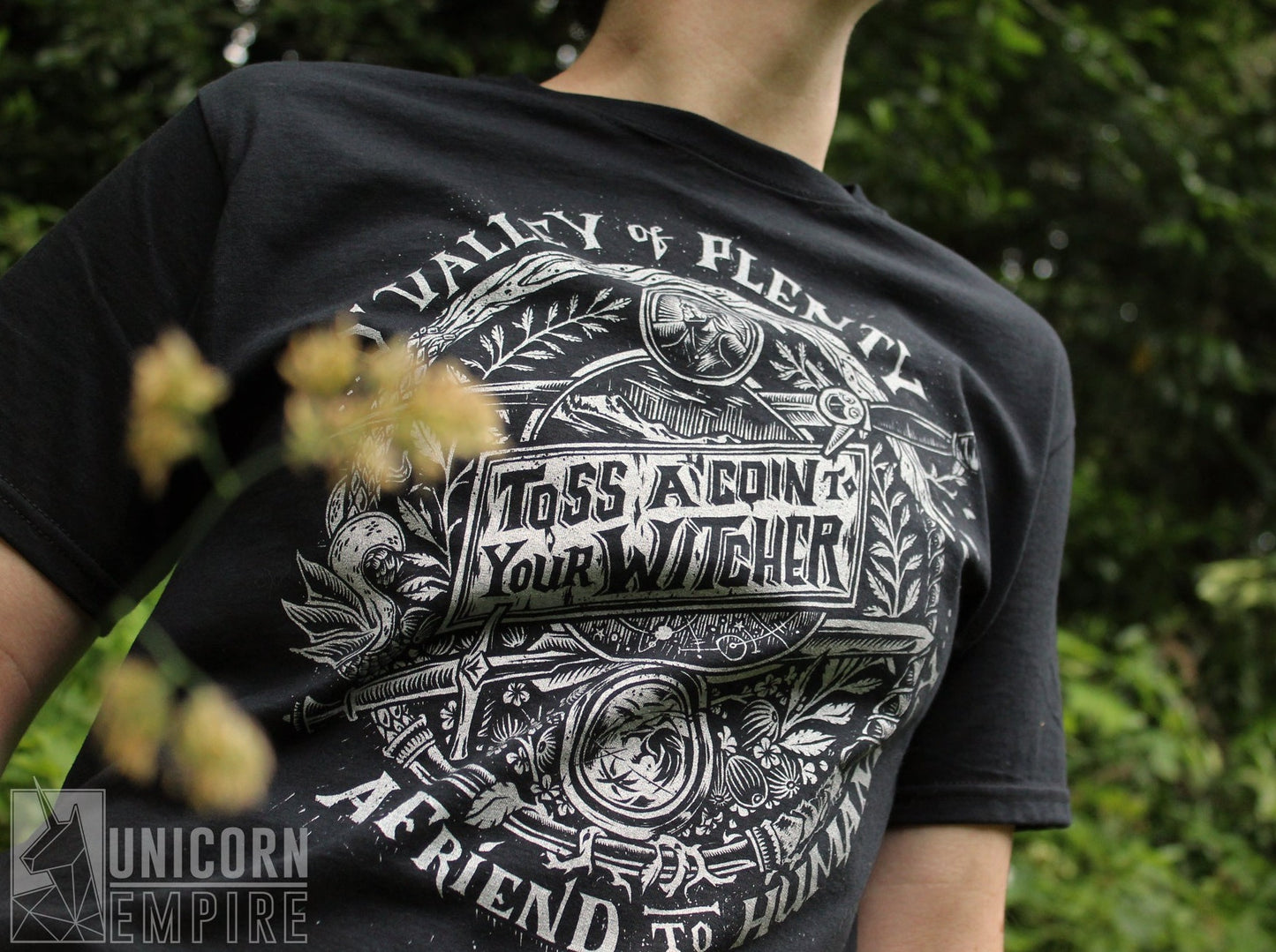 Toss a Coing to Your Witcher Graphic Tee